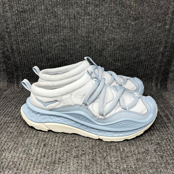 Hoka One One U Ora Primo Overcast Drizzle Blue Slip On Athletic Shoes Mens 11.5